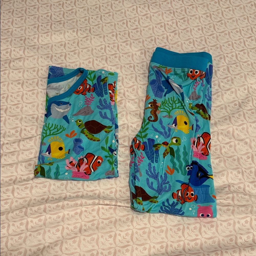 Little sleepies Disney Pixar finding Nemo kids pajamas